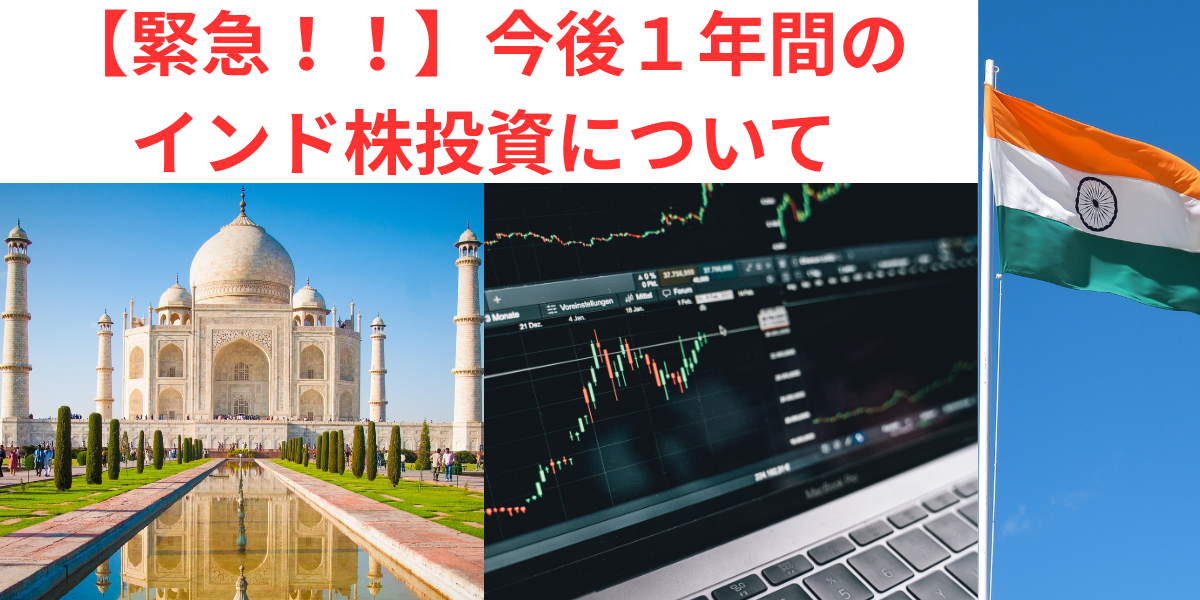 今後１年間のインド株投資について